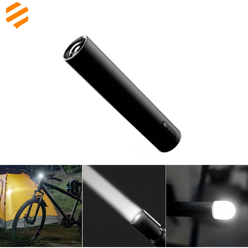 Aluminiumlegierung 5 Modelle Zoombare Taschenlampe Nacht 365m Mini Fahrrad-Blitzlicht 1000LM Multifunktions-Helligkeit Typ C Akku 2600mAh