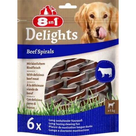 Beef Spirals 6ct 8in1 Delights