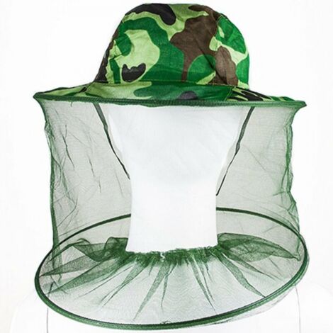 Beekeeper Anti Mosquito Mask Cap Bee Hat Bug Insect Fly with Mesh Net Protection