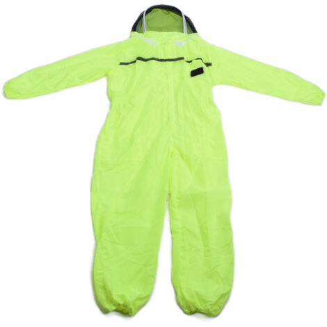 Beekeeping Suit Fluorescent Green One Piece Zipper Design Breathable Beekeeper Clothing