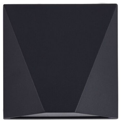 Beekman Applique murale LED intégrée noire, IP54