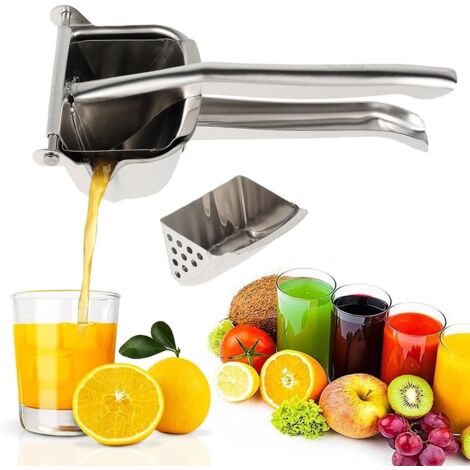 Beenle-Icey Spremiagrumi Manuale in Acciaio Inox, Leva Robusta e Resistente, Spremiagrumi Rimovibile, 22,5×10×9cm, per Cucina, Ristorante, Sala da Tè, Bar