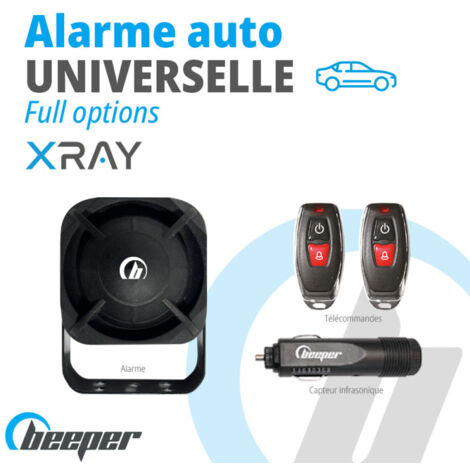 Beeper - Alarme auto universelle - XR5 Option - Sans système d'alarme antivol de pots catalytiques
