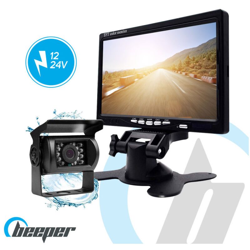 Beeper - Kit vidéo de recul avec écran lcd 7' RWEC99X
