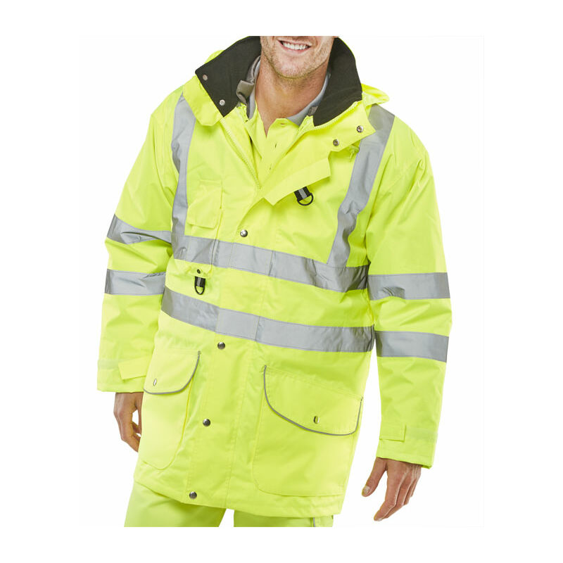 Elsener hi-vis 7-IN-1 jacket and bodywarmer waterproof saturn yellow xxl - Beeswift