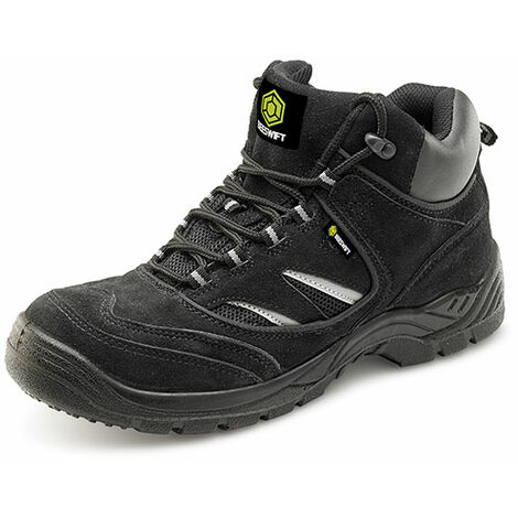 CLICK SAFETY FOOTWEAR BEESWIFT SAFETY TRAINER BOOT BLACK 10