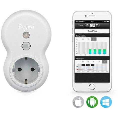 Beewi 780202 Connected socket BBP200 - 8.5 x 6.2 x 3 cm