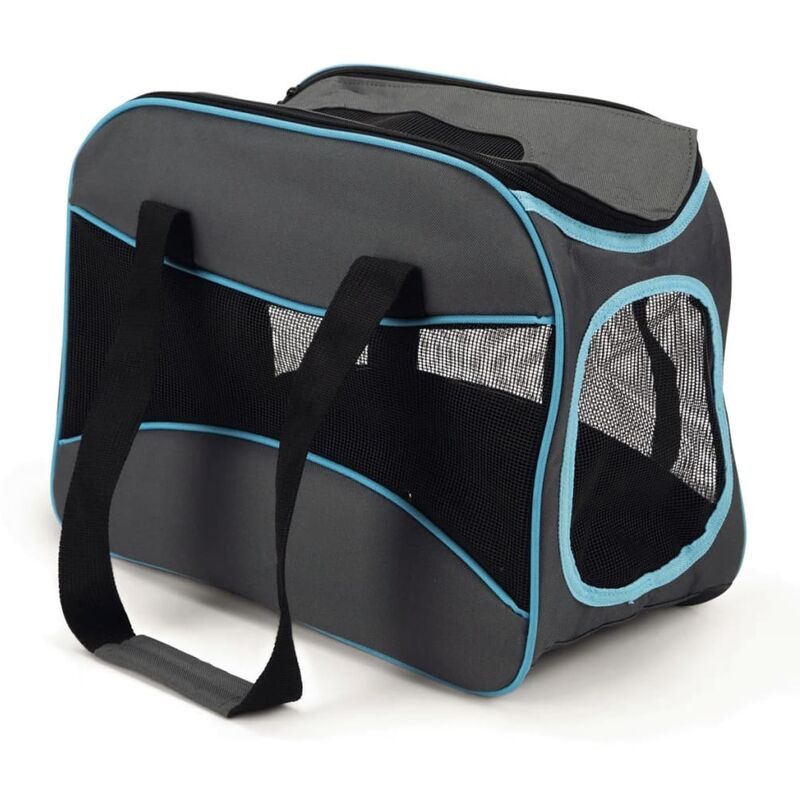 

Bolsa de viaje para perro Ucont nylon 42x21x30cm negra 715283 - Negro - Beeztees