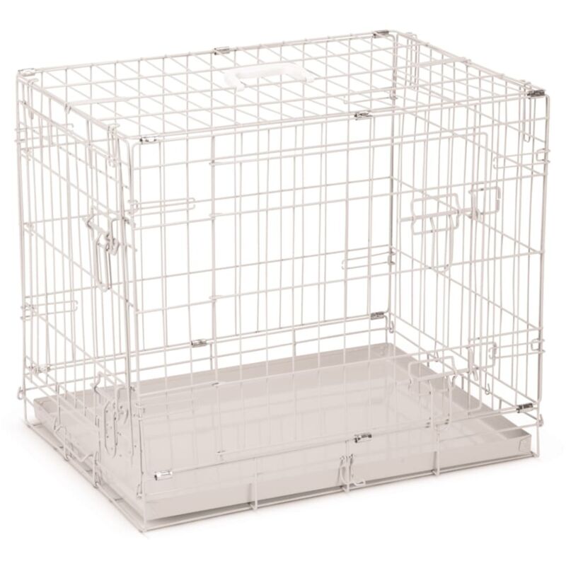 Caisse pour chiens 62 x 44 x 49 cm Gris - Beeztees