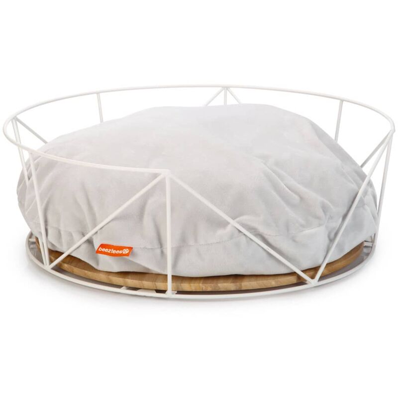 

Cesta para gatos M Kipu metal blanca 50x50x17,5 cm - Blanco - Beeztees