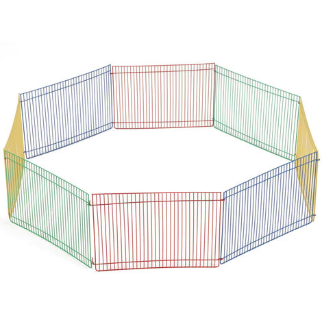 Beeztees Enclos extérieur pour rongeurs 8 panneaux 275602