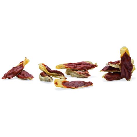 Beeztees Hundesnack Adult Kaninchenohren 250 g gefüllt mit Ente Ohren