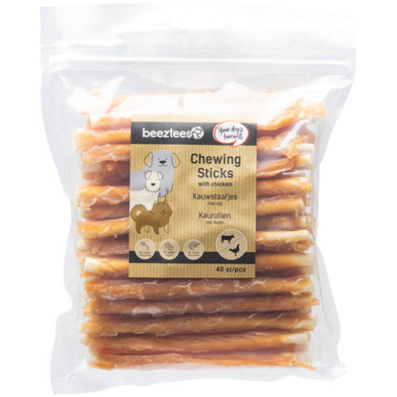 Beeztees Hundesnack Kausticks Huhn 40 Stück