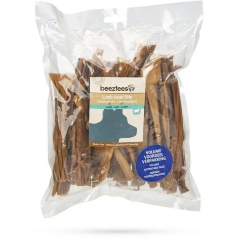 Beeztees Hundesnack Lammkopfhaut 300 g Soft Snack