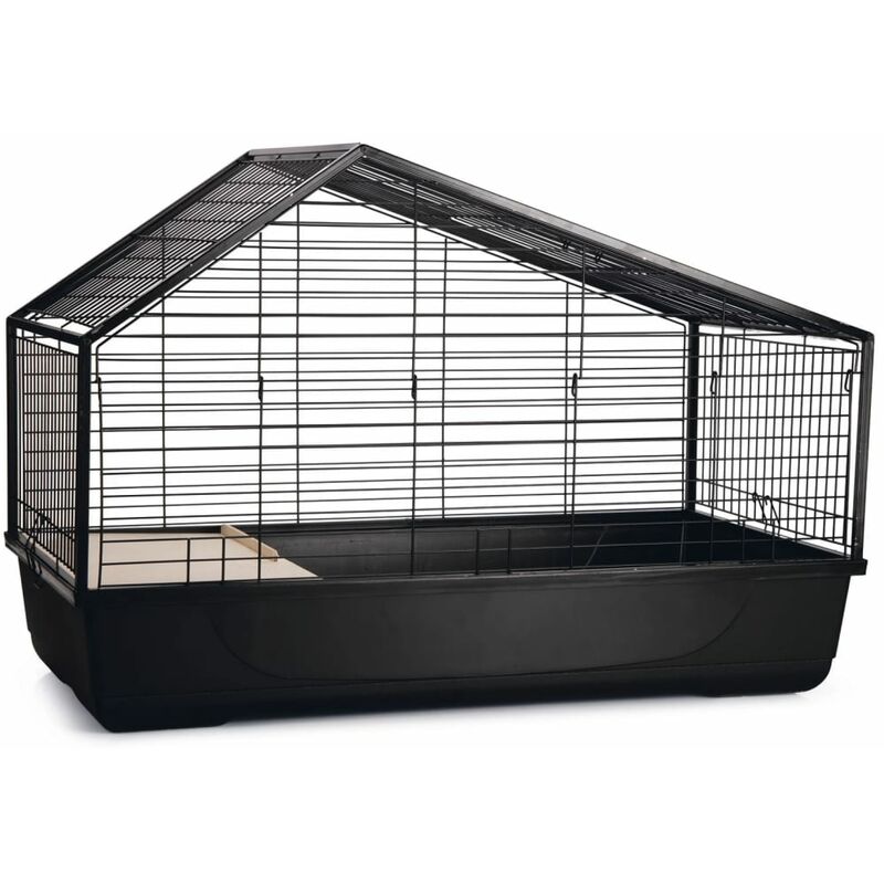 

Jaula para conejos para interior Desi 100x52x68 cm negro - Negro - Beeztees