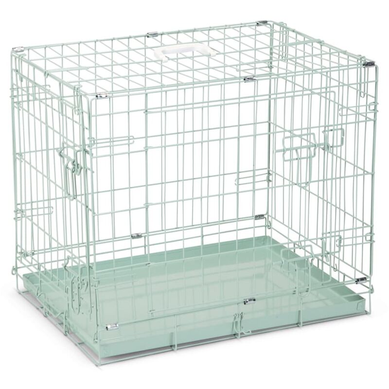 

Jaula para perros verde 62x44x49 cm - Verde - Beeztees