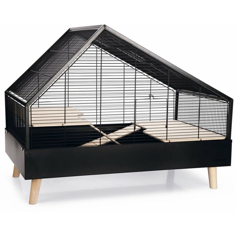 

Jaula para roedores Ayaz 78x48x61 cm negra - Negro - Beeztees