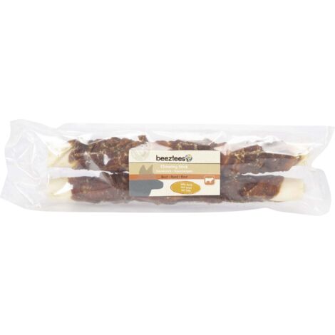 Beeztees Kaustick Ente Hundesnack 25 cm 2 St. Soft Snack