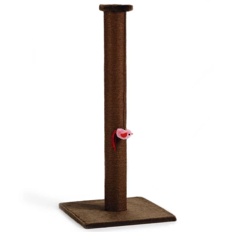 

Poste rascador para gatos Bruno 40x40x90 cm marrón 408820 - Marrón - Beeztees