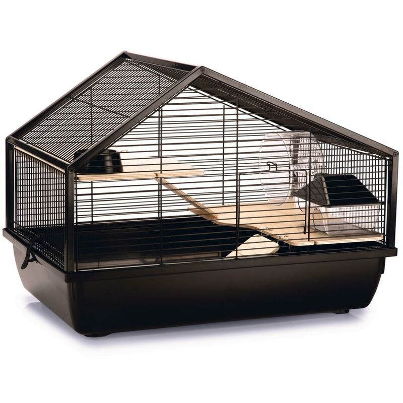 

Beezteez Jaula para roedores Boas metal negro 58x38x43,5 cm - Negro