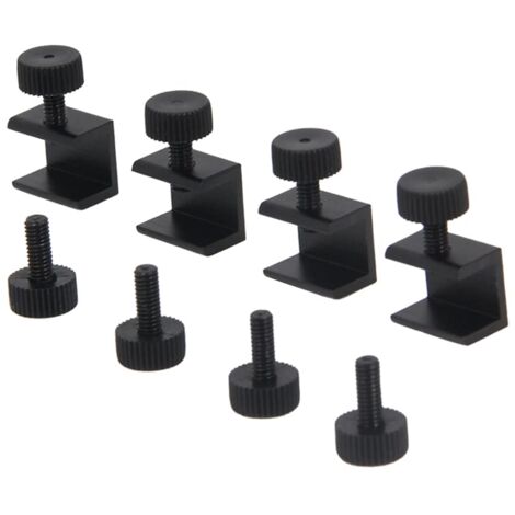 Befenybay 4PCS Vetro Letto Molla Girare Clip per Creality 3D Stampante Ender 3, Ender 5, CR-10 (4PCS)