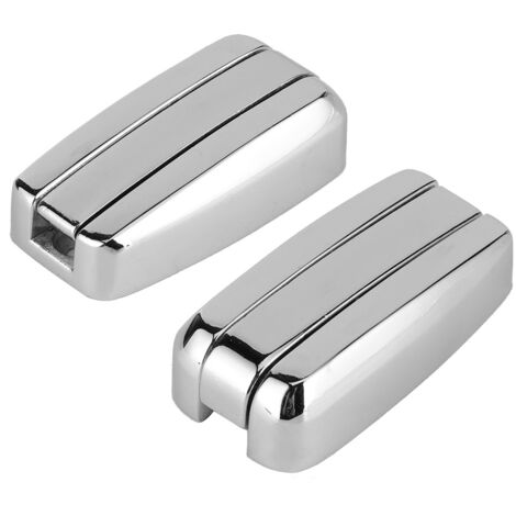 Befestigungshaken aus Zinklegierung für Fahrzeuge und Wohnmobile - Silber (2er-Pack)