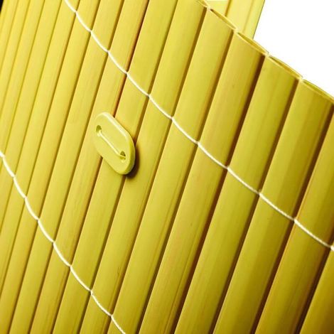 Befestigungskit für PVC Sichtschutzmatten 26 Stück bambus