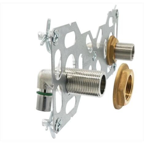 Befestigungssatz für Dusch- oder Badewannenarmaturen zum Crimpen von Messingrohren M 20 x 27 pro QUICK PLOMBERIE