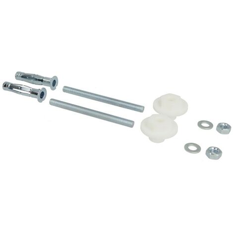 Waschbecken-Befestigungssatz Von ASW - Halterung Mit M10 X 140 Mm Schrauben, Weiß