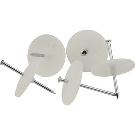 Befestigungsschelle mit Nagel 40mm 50x Nagelschellen