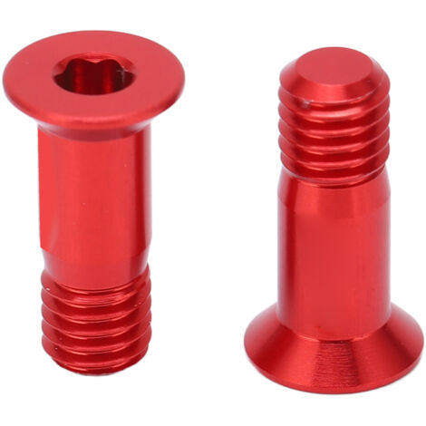 Befestigungsschrauben aus Aluminiumlegierung für die Schaltwerksrolle am Fahrrad – Rot – Modifikationszubehör