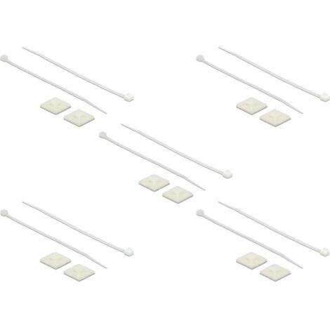 Befestigungssockel 25 x 25mm avec Kabelbinder L 150 x B 3,6mm Länge: 150 mm