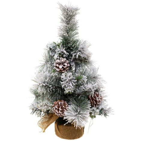 Beflockte Tanne Minnesota 50cm - Feeric lights & christmas