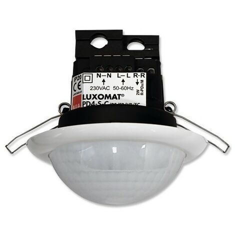 Beg Luxomat 92444 - Detector de movimiento Luxomat PD4-SC-FP - Blanco