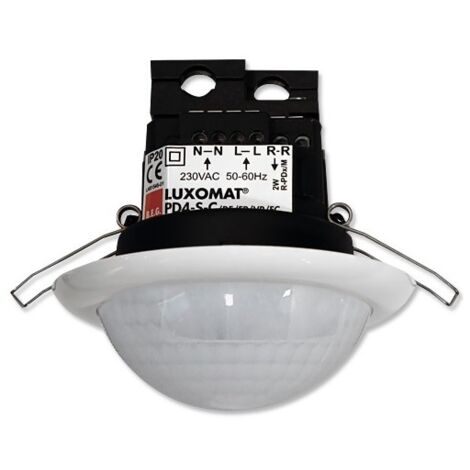 Beg Luxomat 92444 – Luxomat PD4-SC-FP Bewegungsmelder – Weiß