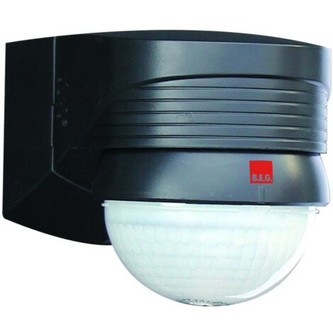 beg Luxomat LC Plus 280 détecteur mouvement noir extérieur