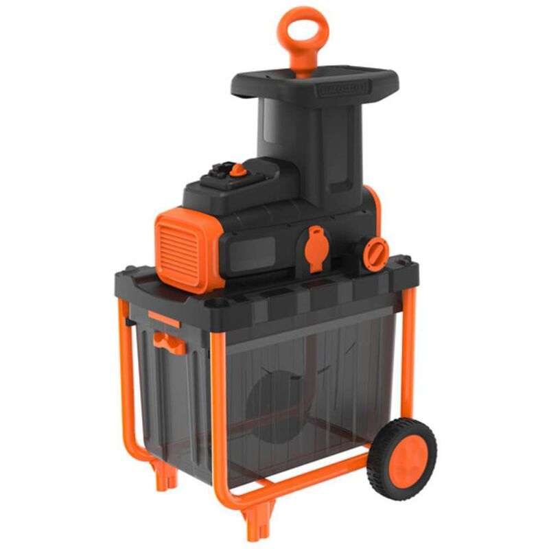 Black & Decker Elektro Walzen-Häcksler 2800W