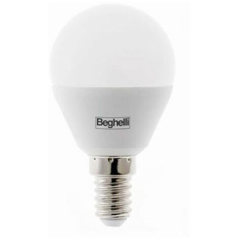 Beghelli 56963 Ampoule mini globe 3,5W LED SMD E14 P45 250LM blanc neutre 4000K
