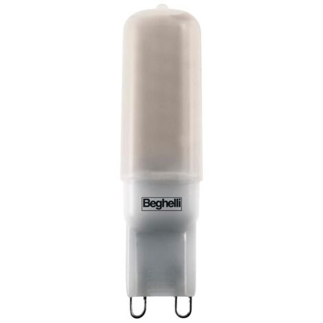 Beghelli Bombilla LED G9 4W 230V 3000K luz cálida 56130