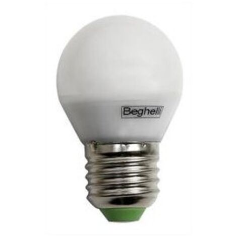 Beghelli esfera LED bombilla E27 5W 4000K luz natural 56991