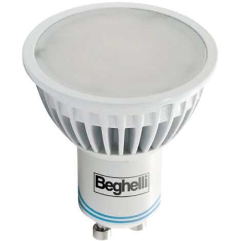 Beghelli lampadina emergenza sorpresa power led 4w attacco gu10 luce calda 56302