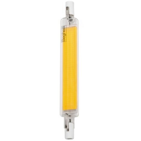 Beghelli lampadina LED filamento R7s 78mm, 5W, 700 lumen, luce neutra 4000K, attacco R7s, 360°, durata 15000 ore