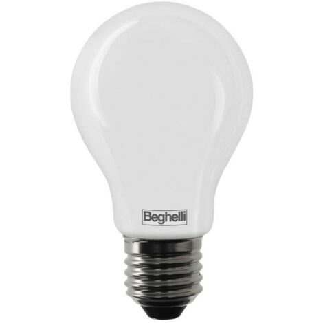 Beghelli Lampadina Led Goccia 8W e27 4000k Tutto Vetro Confezione 3 Pezzi Luce Naturale