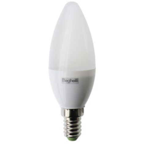 BEGHELLI LED OLIVA E14  7W 58070 FREDDA 6500K SUPER - 10 pezzi