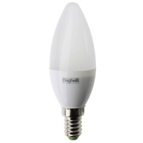 BEGHELLI LED OLIVA E14  7W 58070 FREDDA 6500K SUPER- 10,0 pz