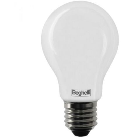 BEGHELLI LED TV GOCCIA E27  8W 56525 FREDDA 6500K 10 PZ