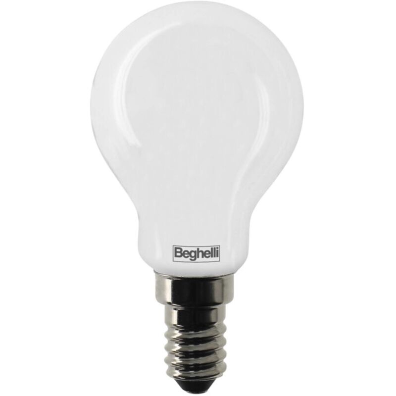 BEGHELLI LED TV SFERA E14 5W 56543 FREDDA 6500K - 10 pezzi