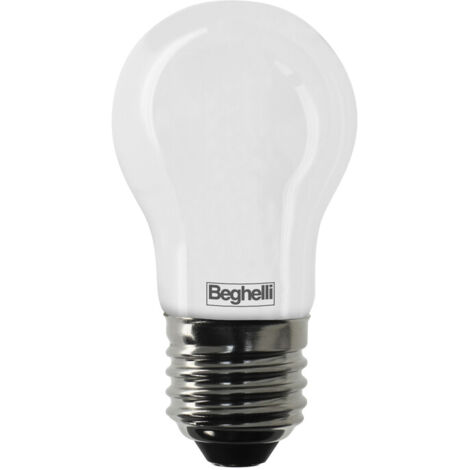 BEGHELLI LED TV SFERA E27  6W 56544 CALDA 3000K- 10,0 pz