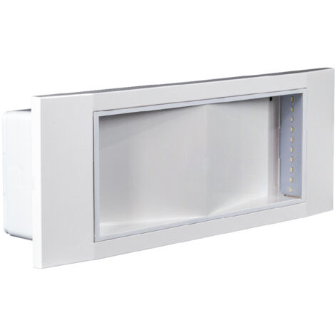 Beghelli Notleuchte 1499 11W STILE IN LED 8h 8106/11 komplett mit Einbauleuchte