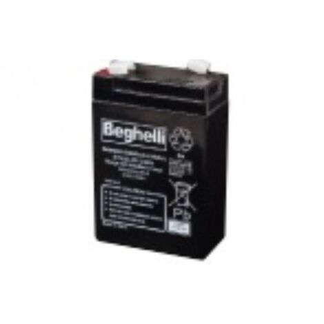 Beghelli pb 6v 2.8ah cable 5023 ricambio per lampade di emergenza beghelli 8799